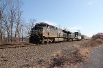 NS 4243 takes train 25P down the siding